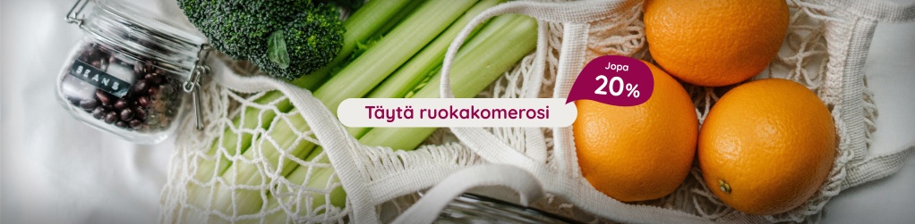 Valikoidut elintarvikkeet jopa 20 %